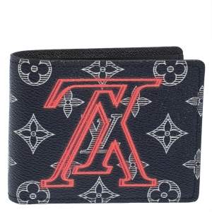 Louis Vuitton Ink Monogram Canvas Upside Down Multiple Bifold Wallet