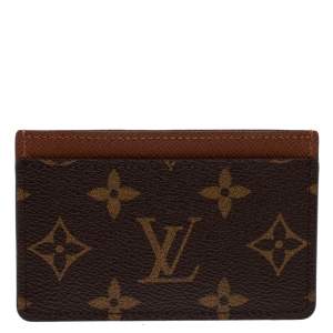 Pre Owned Louis Vuitton Monogram Canvas Card Holder 