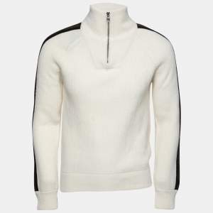 Louis Vuitton Cream Wool & Cashmere Turtleneck Sweater M