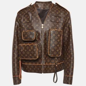 Louis Vuitton Brown Monogram Canvas Admiral Jacket L