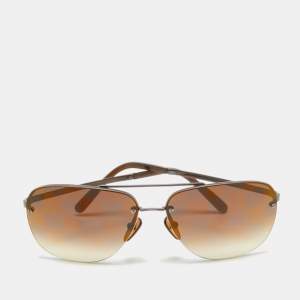 Louis Vuitton Brown Damier Gradient Z0215U Socoa Aviator Sunglasses