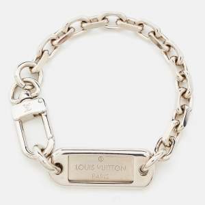 Louis Vuitton Silver Tone Chain Bracelet