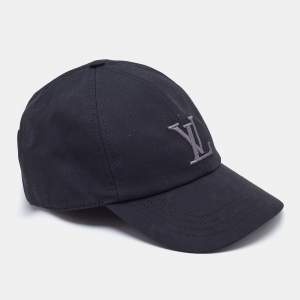 Louis Vuitton Black Only LV Cotton Baseball Cap