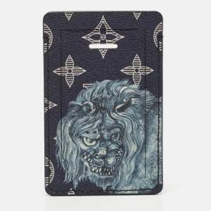 Louis Vuitton Ink Monogram Savane Lion Canvas Chapman Luggage Tag