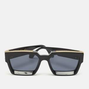 Pre Owned Louis Vuitton Black/Gold Z116SE 1.1 Millionaires Sunglasses