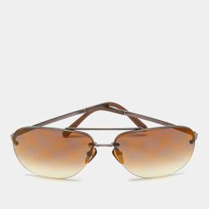 Louis Vuitton Brown Damier Gradient Z0215U Socoa Aviator Sunglasses
