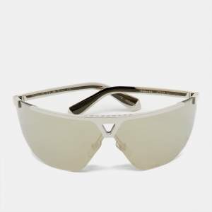 Pre Owned Louis Vuitton Silver Tone Z1906U 1.1 Evidence Futura Mask Sunglasses