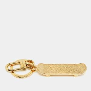 Pre Owned ألماسة لويس فيتون لوح تزلج معدن فضي اللون