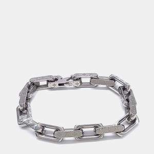 Pre Owned Louis Vuitton Virgil Abloh Silver Chain Bracelet