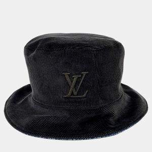 مملوكة مسبقًا Louis Vuitton Cotton Reversible Bucket Hat Size M