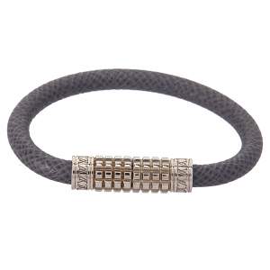 مملوكة مسبقًا Louis Vuitton Glacier Taiga Leather Digit Bracelet