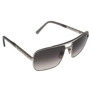 Louis Vuitton Black/Silver Z0260U Attitude Gradient Aviator Sunglasses