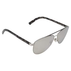 Louis Vuitton Silver / Black Z0844U Starship Aviator Sunglasses