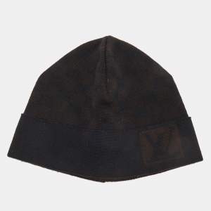 Louis Vuitton Black/Brown Petit Damier Beanie