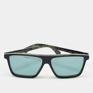 Louis Vuitton Black/Green Printed Z1273W Square Sunglasses