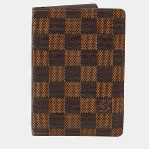 Louis Vuitton Damier Ebene Canvas Passport Cover