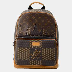 Louis Vuitton Noir Damier Ebene and Giant Monogram Canvas Nigo Campus Backpack