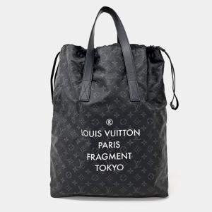 Louis Vuitton x Fragment Black Monogram Eclipse Canvas Clutch