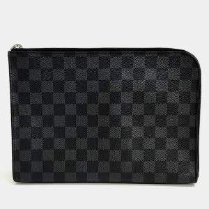 Louis Vuitton Grey Canvas Graphite Pochette Jour PM