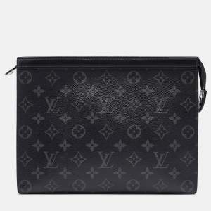 Louis Vuitton Monogram Eclipse Canvas Pochette Voyage MM