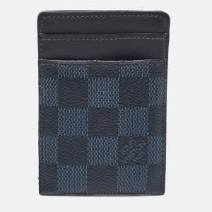 Louis Vuitton Damier Cobalt Canvas Pince Card Holder