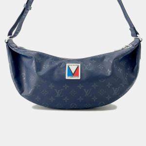 Louis Vuitton Blue Monogram Storm Canvas Hammock Bag