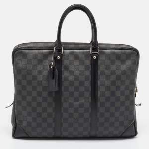 Louis Vuitton Damier Graphite Canvas Porte Documents Voyage GM Bag