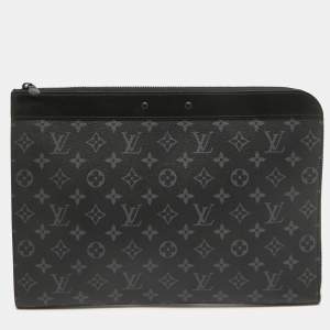 Louis Vuitton Monogram Eclipse Canvas Pochette Jour NM 