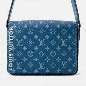 Louis Vuitton Blue Monogram District Bag PM