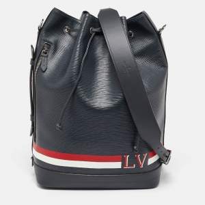 Louis Vuitton Navy Blue Epi Leather Noe Marin Bag