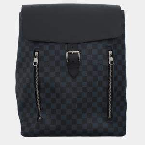 Louis Vuitton Black/ Dark Blue Damier Cobalt Newport Backpack