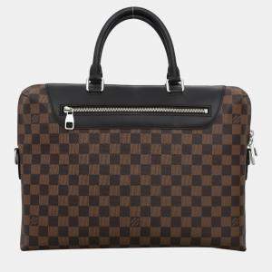 Louis Vuitton Brown Damier Ebene Canvas Day NM Briefcase Bag 