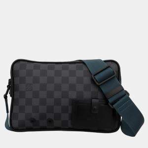 Louis Vuitton Grey Damier Graphite Alpha Messenger Bag