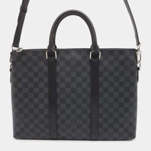 Louis Vuitton Noir Damier Graphite Anton Briefcase