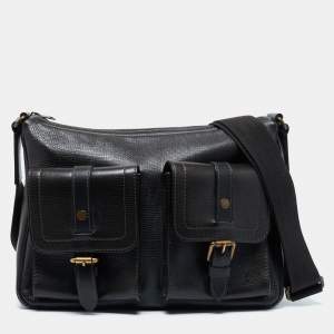 Louis Vuitton Coffee Utah Leather Wichita Messenger Bag