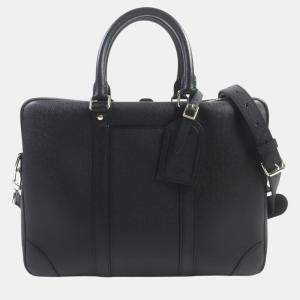 Louis Vuitton Black Leather Taiga Leather Briefcase