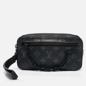 Louis Vuitton Monogram Eclipse Canvas Pochette Volga Bag