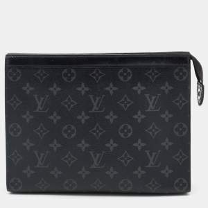 Louis Vuitton Monogram Eclipse Canvas Pochette Voyage MM Bag