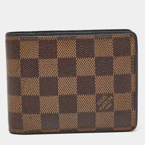 Louis Vuitton Blue Damier Ebene Multiple Wallet