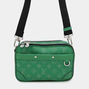 Louis Vuitton Cactus Green Taigarama Monogram Alpha Messenger Bag