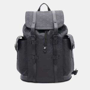 Louis Vuitton Christopher Noir Monogram Taurillon Size Mm Backpack