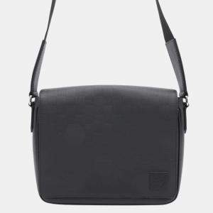 Louis Vuitton Black Damier Infini Leather PM District Messenger Bag