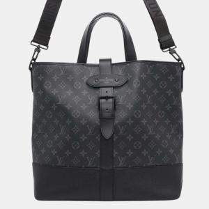 Louis Vuitton Monogram Eclipse Saumur Tote Bag