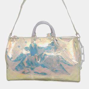  Louis Vuitton Aurora Monogram / Prism Keepall Bandouliere 50 Handbag