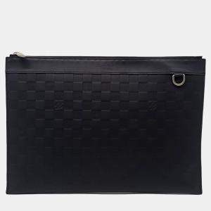 Louis Vuitton Black Leather Damier Infini Discovery Pochette GM bag