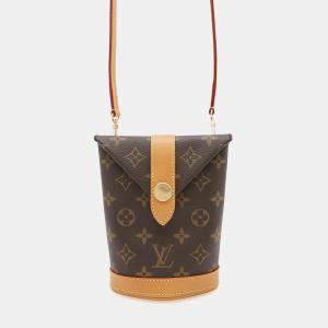 Louis Vuitton Brown Monogram Canvas Envelope Pouch Bag