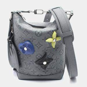 Louis Vuitton Grey Taurillon Leather Monogram Taurillon Cruiser PM Hobo 