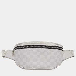 Louis Vuitton Canvas Blanc Damier Infini Leather Bumbag