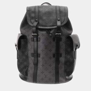 Louis Vuitton Black Monogram Eclipse Canvas Christopher PM Backpack