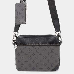 Louis Vuitton Noir Monogram Eclipse Monogram Eclipse Reverse Trio Messenger Bag